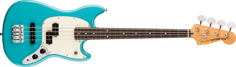 กีตาร์เบส Fender Player II Mustang Bass PJ, Aquatone Blue