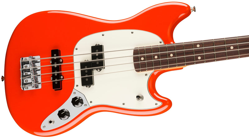 กีตาร์เบส Fender Player II Mustang Bass PJ, Coral Red