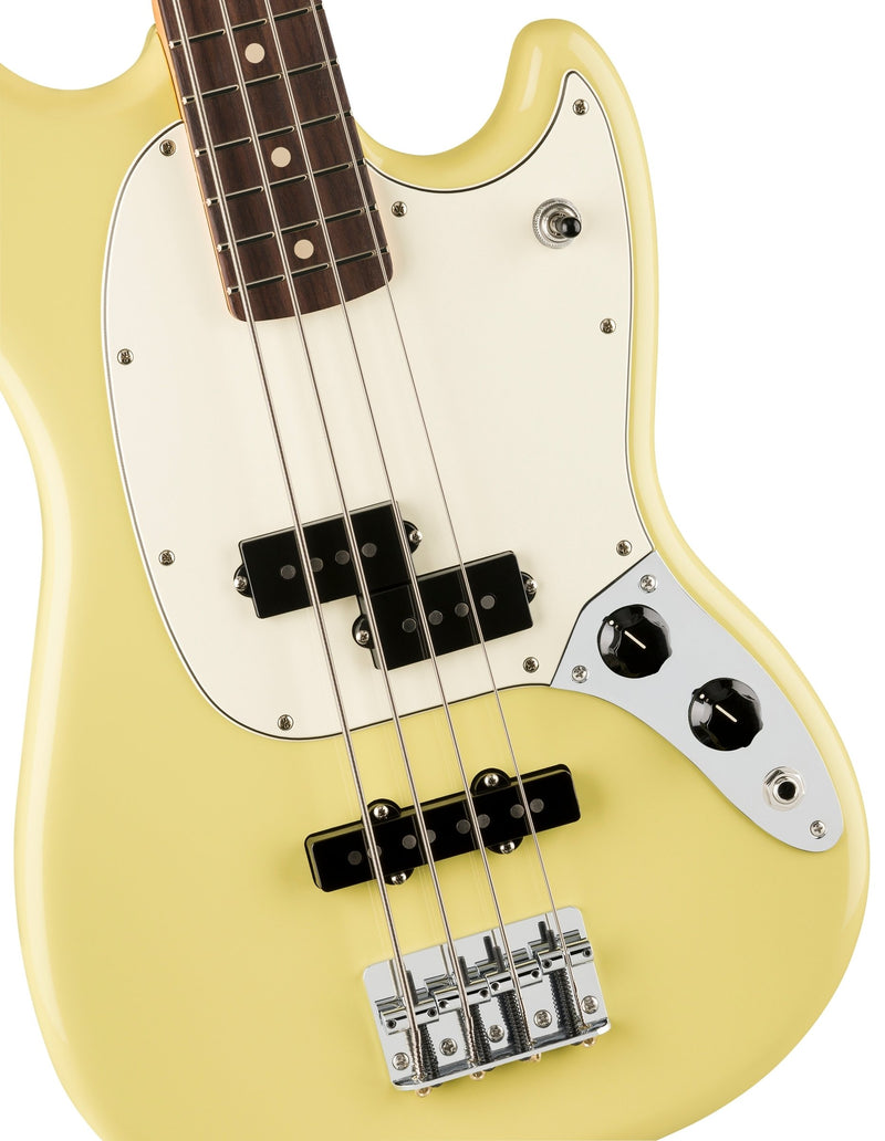 กีตาร์เบส Fender Player II Mustang Bass PJ, HIaleah Yellow