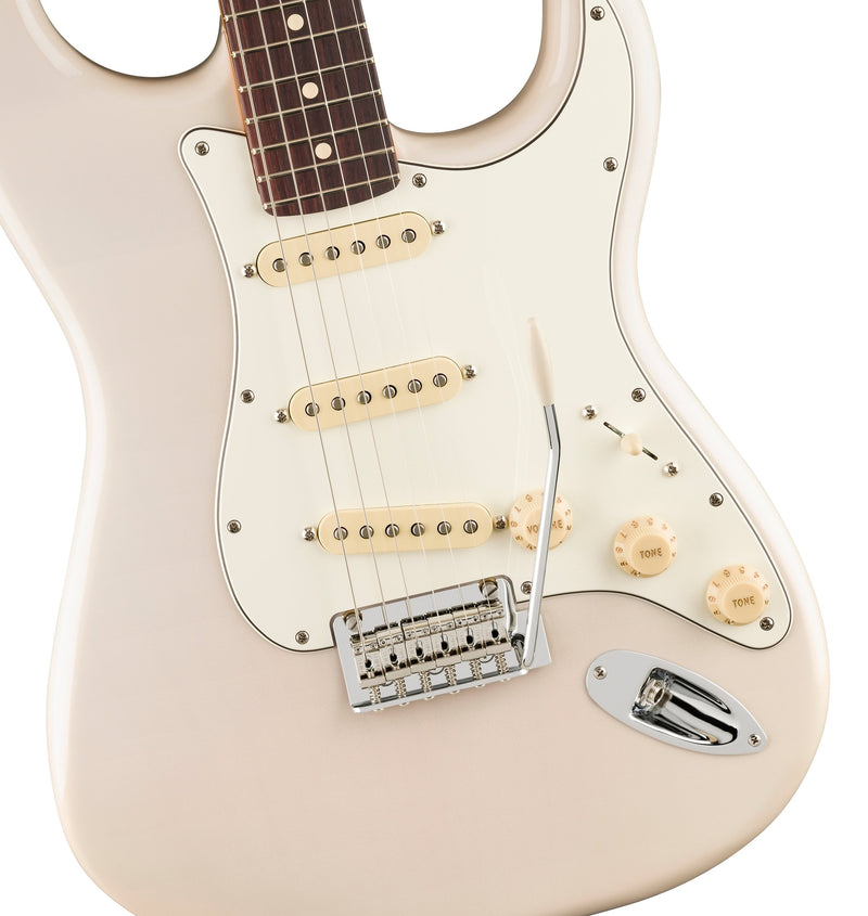 กีต้าร์ไฟฟ้า Fender Player II Stratocaster, Slab Rosewood, White Blonde (Chambered Ash)