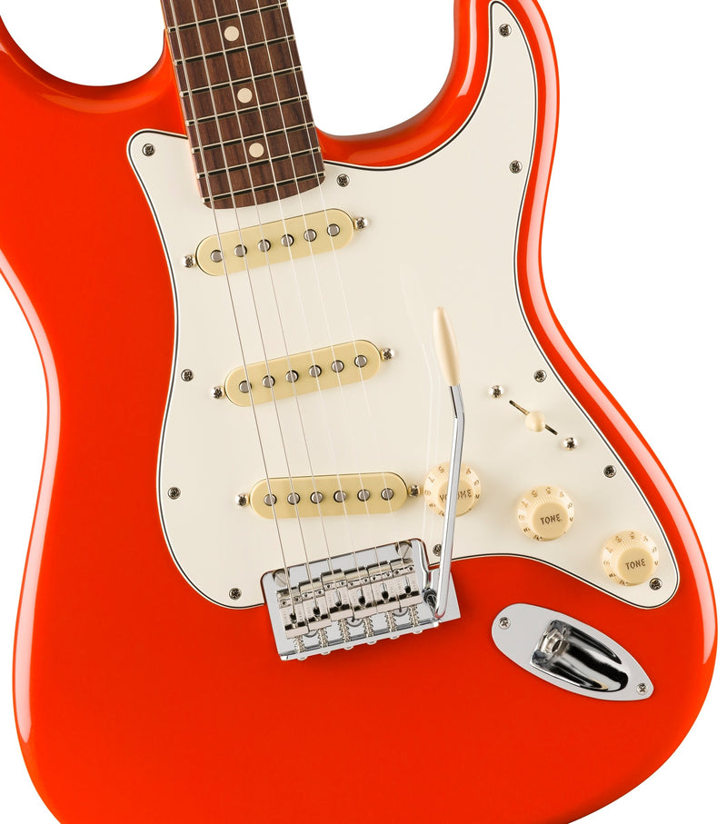 กีต้าร์ไฟฟ้า Fender Player II Stratocaster, Slab Rosewood, Coral Red