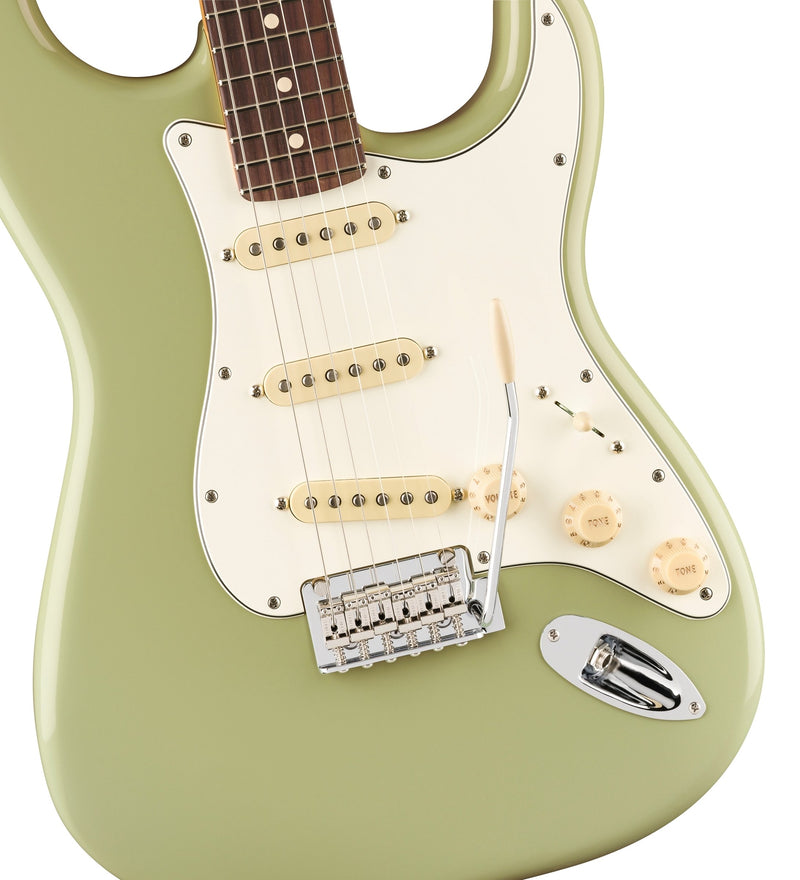 กีต้าร์ไฟฟ้า Fender Player II Stratocaster, Slab Rosewood, Birch Green