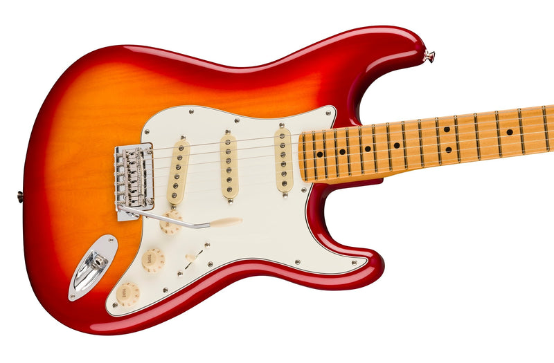 กีต้าร์ไฟฟ้า Fender Player II Stratocaster, Maple, Aged Cherry Burst (Chambered Ash)