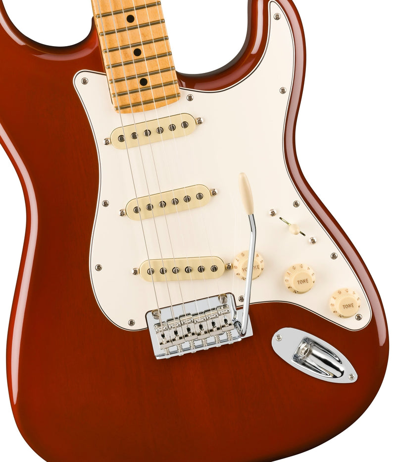 กีต้าร์ไฟฟ้า Fender Player II Stratocaster, Maple, Transparent Mocha Burst (Chambered Mahogany)