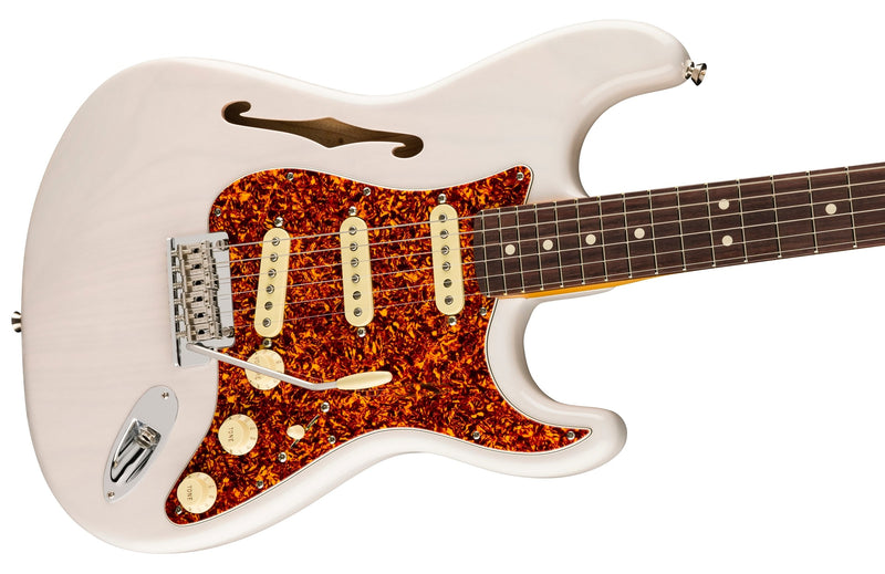 กีตาร์ไฟฟ้า Fender Limited Edition American Professional II Stratocaster Thinline, White Blonde