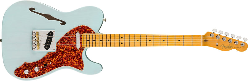 กีตาร์ไฟฟ้า Fender Limited Edition American Professional II Telecaster Thinline, Daphne Blue