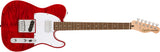 กีตาร์ไฟฟ้า Squier Affinity Series Telecaster FMT SH, Crimson Red Transparent