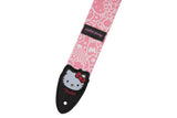 สายสะพายกีตาร์ Fender x Hello Kitty Pink Poly Strap