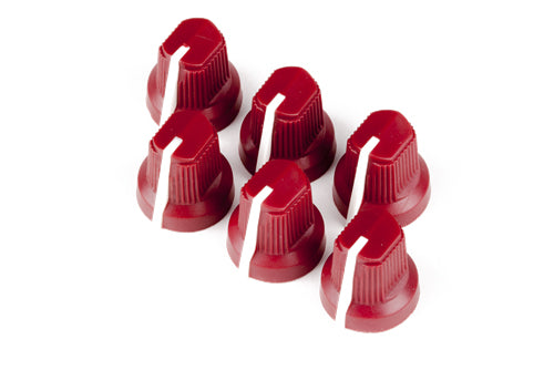 ฝาครอบวอลลุ่มแอมป์ Fender Red Pointer Amplifier Knobs (6)