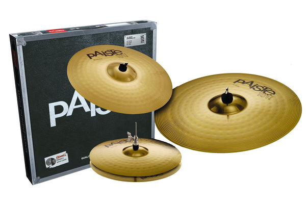 ชุดแฉ ชุดฉาบ Paiste 101 Brass Set สำหรับกลองชุด ราคาพิเศษ