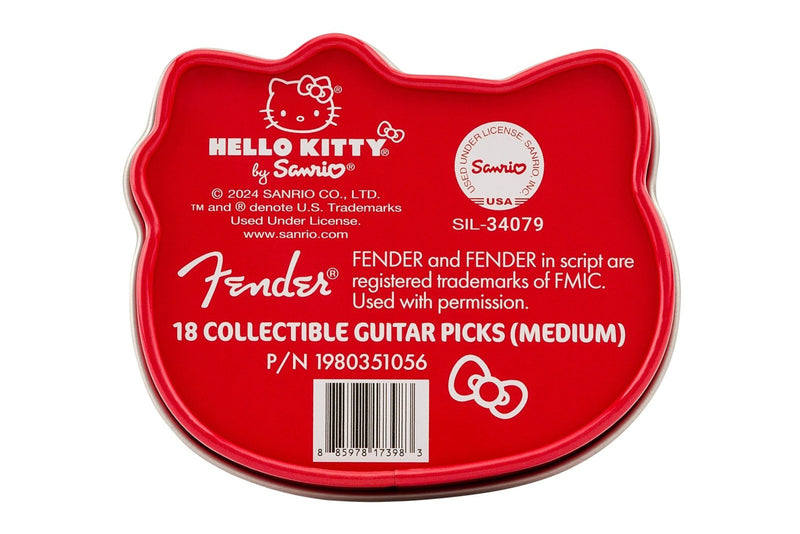 ปิ๊กกีตาร์ Fender x Hello Kitty 18 Pack Pick Tin