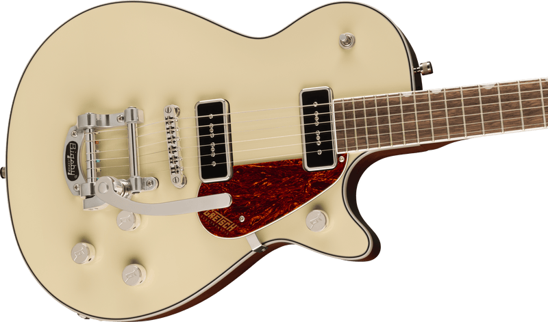 กีตาร์ไฟฟ้า Gretsch G5210T-P90 Electromatic Jet Two 90 Single-Cut with Bigsby, Vintage White