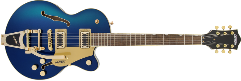 กีตาร์ไฟฟ้า Gretsch G5655TG Electromatic Center Block Jr. Single-Cut with Bigsby, Azure Metallic