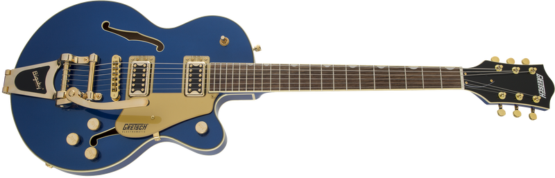 กีตาร์ไฟฟ้า Gretsch G5655TG Electromatic Center Block Jr. Single-Cut with Bigsby, Azure Metallic