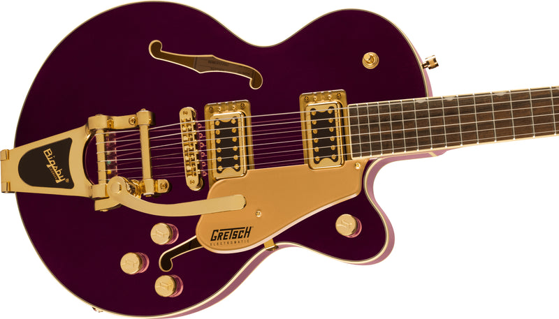 กีตาร์ไฟฟ้า Gretsch G5655TG Electromatic Center Block Jr. Single-Cut with Bigsby, Amethyst