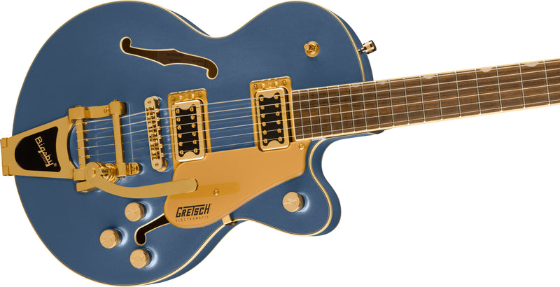 กีตาร์ไฟฟ้า Gretsch G5655TG Electromatic Center Block Jr. Single-Cut with Bigsby, Cerulean Smoke