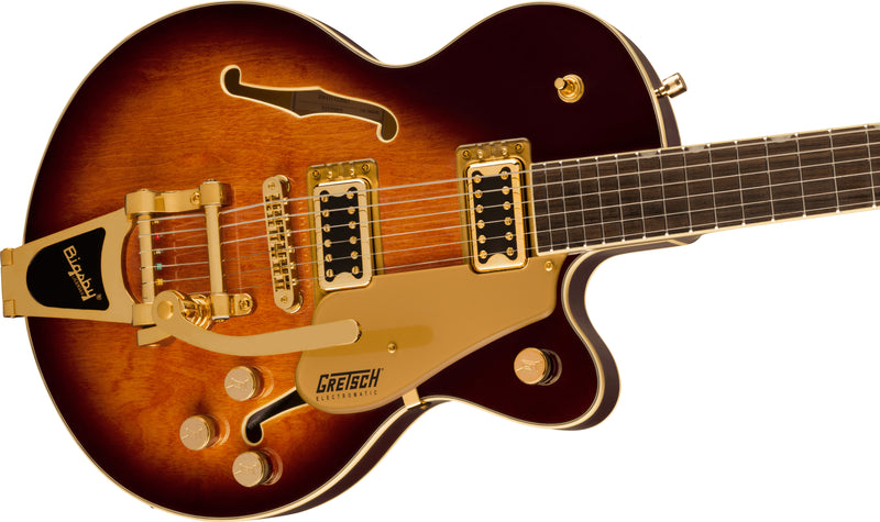 กีตาร์ไฟฟ้า Gretsch G5655TG Electromatic Center Block Jr. Single-Cut with Bigsby, Single Barrel Burst