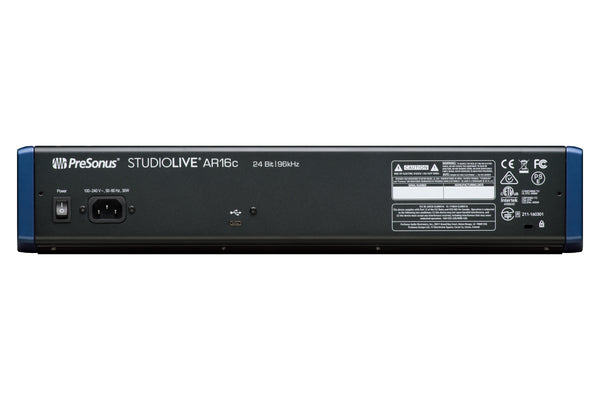 เครื่องมิกซ์เสียง มิกซ์เซอร์ PreSonus StudioLive AR16c Analog Mixer