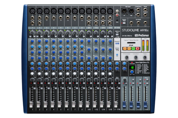 เครื่องมิกซ์เสียง มิกซ์เซอร์ PreSonus StudioLive AR16c Analog Mixer