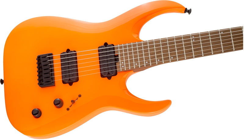 กีตาร์ไฟฟ้า Jackson 2024 Pro Series Signature Misha Mansoor Juggernaut HT7, Neon Orange