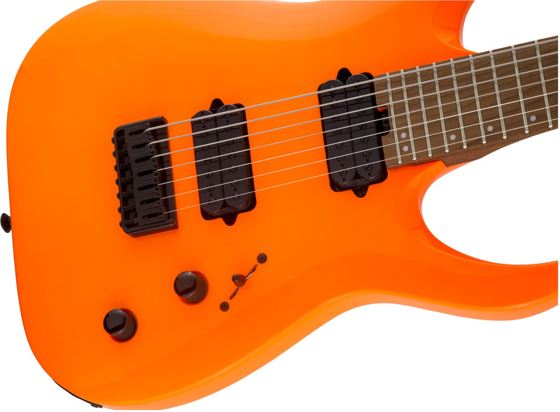 กีตาร์ไฟฟ้า Jackson 2024 Pro Series Signature Misha Mansoor Juggernaut HT7, Neon Orange