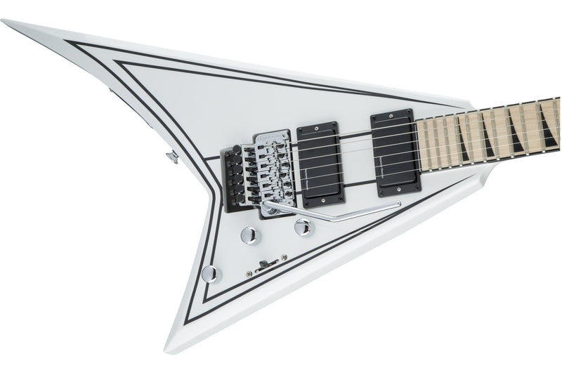 กีตาร์ไฟฟ้า Jackson X Series Rhoads RRX24M, Snow White with Black Pinstripes