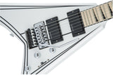 กีตาร์ไฟฟ้า Jackson X Series Rhoads RRX24M, Snow White with Black Pinstripes