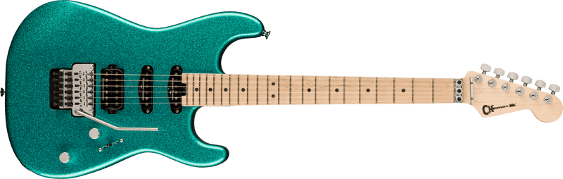 กีตาร์ไฟฟ้า Charvel Pro-Mod San Dimas Style 1 HSS FR M, Aqua Flake