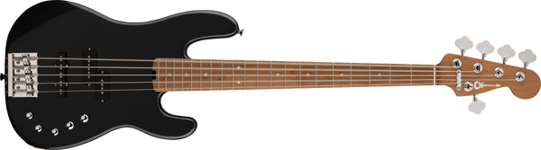 เบสไฟฟ้า Charvel Pro-Mod San Dimas Bass PJ V, Metallic Black