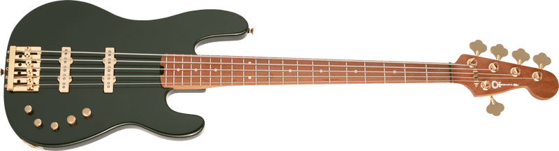 เบสไฟฟ้า Charvel Pro-Mod San Dimas Bass JJ V, Lambo Green Metallic