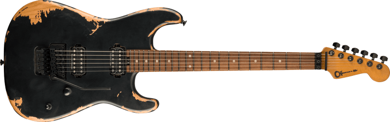 กีตาร์ไฟฟ้า Charvel Pro-Mod Relic San Dimas Style 1 HH FR PF, Black