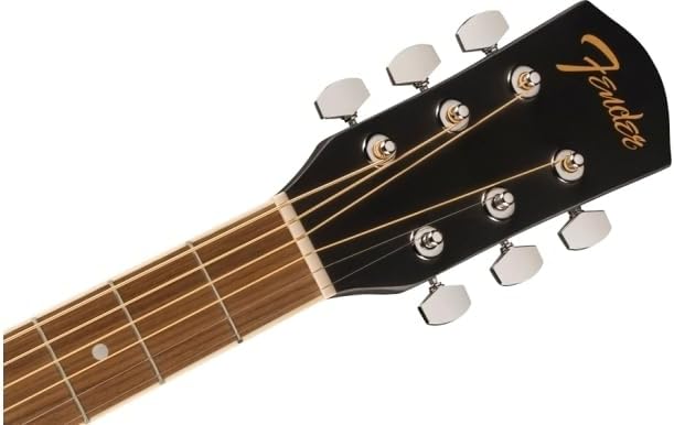 กีตาร์โปร่ง Fender FA-25CE Dreadnought, Black