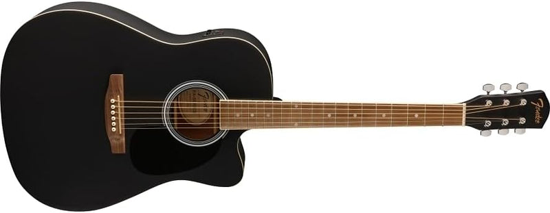 กีตาร์โปร่ง Fender FA-25CE Dreadnought, Black