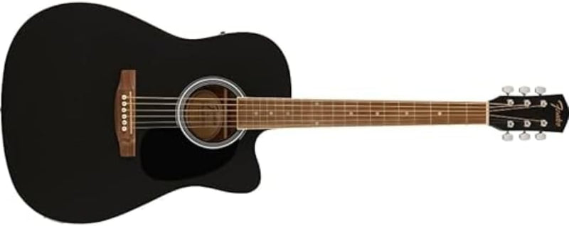 กีตาร์โปร่ง Fender FA-25CE Dreadnought, Black