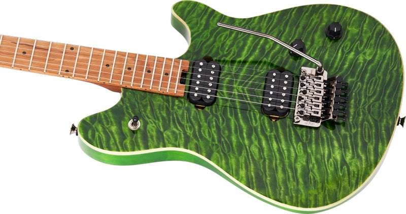 EVH Wolfgang WG Standard QM, Transparent Green