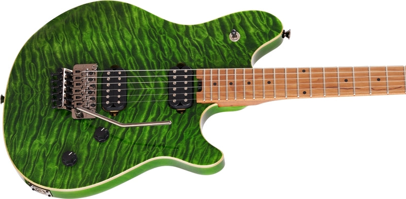 EVH Wolfgang WG Standard QM, Transparent Green