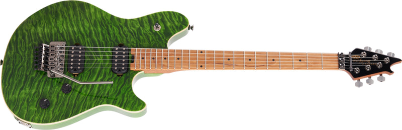 EVH Wolfgang WG Standard QM, Transparent Green