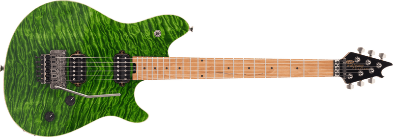 EVH Wolfgang WG Standard QM, Transparent Green