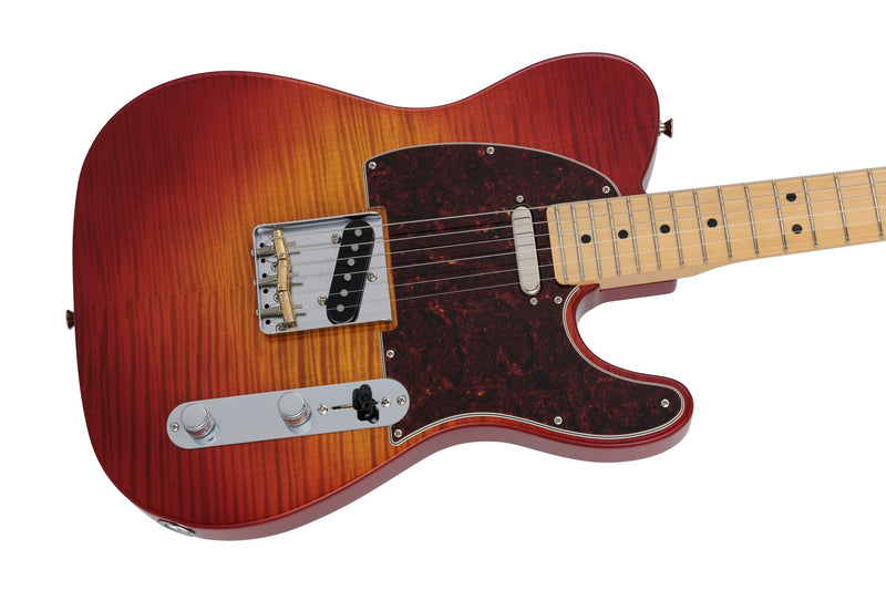 Fender, 2024 Collection, Made in Japan Hybrid II Telecaster, Orange Sunset Transparent