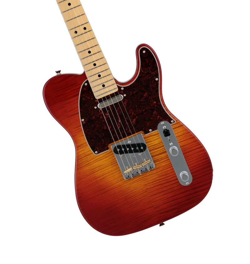 Fender, 2024 Collection, Made in Japan Hybrid II Telecaster, Orange Sunset Transparent