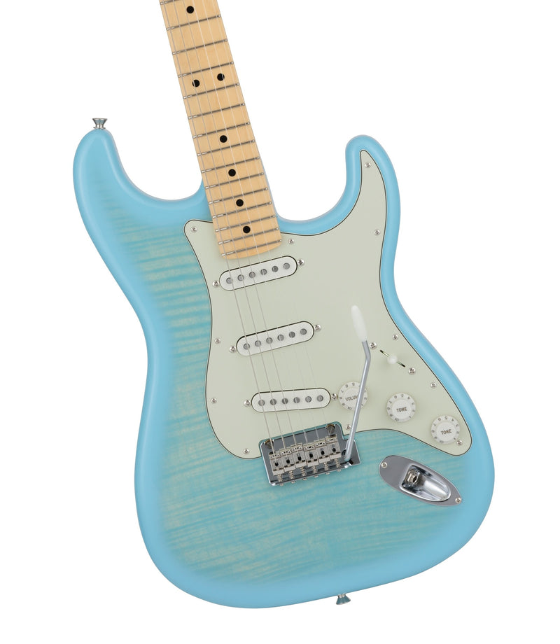 กีตาร์ไฟฟ้า Fender, 2024 Collection, Made in Japan Hybrid II Stratocaster, Celeste Blue