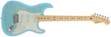 กีตาร์ไฟฟ้า Fender, 2024 Collection, Made in Japan Hybrid II Stratocaster, Celeste Blue