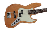 กีตาร์เบส Fender, 2024 Collection, Made in Japan Hybrid II Jazz Bass PJ, Vintage Natural