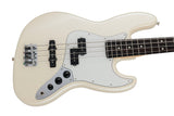 กีตาร์เบส Fender, 2024 Collection, Made in Japan Hybrid II Jazz Bass PJ, Olympic Pearl