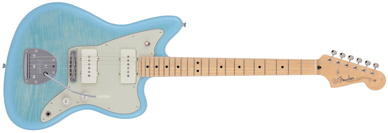 กีตาร์ไฟฟ้า Fender, 2024 Collection, Made in Japan Hybrid II Jazzmaster, Celeste Blue