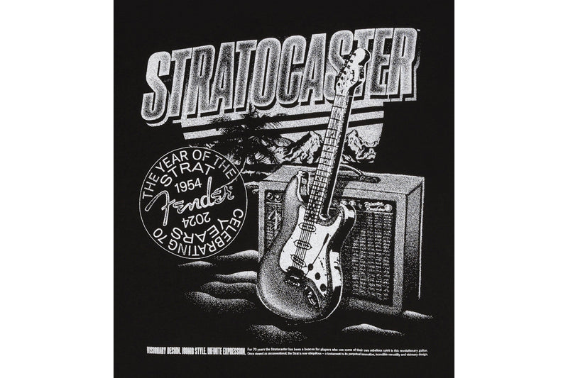 เสื้อยืด Fender Stratocaster 70th Anniversary, Tee