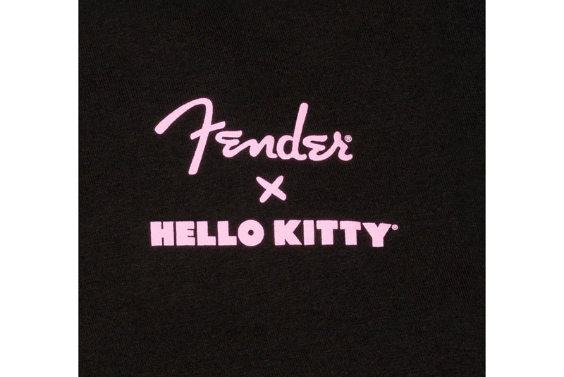 เสื้อยืด Fender x Hello Kitty Black Back Logo Tee