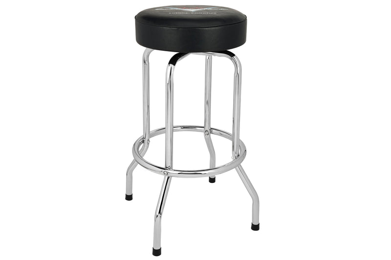 เก้าอี้บาร์ Fender Custom Shop Chevron Logo Barstool, Black/Chrome,  30 IN