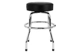 เก้าอี้บาร์ Fender Spaghetti Logo Pick Pouch Barstool, Black and Chrome, 24 IN