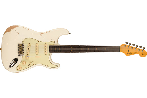 กีตาร์ไฟฟ้า Fender Custom Shop Limited Edition 1964 L-Series Stratocaster Heavy Relic, Aged Olympic White